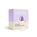 Everdrop Colorwaschmittel 38 Waschladung, für strahlende Farben und schonende Pflege für dunkle und bunte Wäsche/Nachhaltig/Vegane Inhaltsstoffe/ohne Microplastik/dezente Duftstoffe /