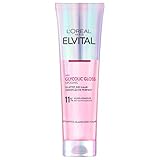 L'Oréal Paris Elvital Glycolic Gloss Spülung für glanzloses und stumpfes Haar, Haarpflege für gesunde Haare und ultimativen Glanz, Regeneration der Haarversieglung, Conditioner mit Glykolsäure, 150ml