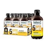 Hohes C Super Shots Energie (12 x 330ml) – Orange, Cranberry, Guarana Chili – vegan, ohne Zuckerzusatz & Konservierungsstoffe