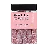 Wally and Whiz - Dänische Gourmet Weingummis - Erdbeere und Vanille - Süßigkeiten Fruchtgummis - Tolles Geschenk - Vegane Glutenfrei und Allergenfrei - Natürliche Aromen und Farben - 240g