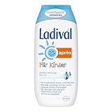 Ladival Kinder Après Lotion – Parfümfreie After Sun Lotion für Kinderhaut – intensiv pflegend und kühlend – ohne Farb- und Konservierungsstoffe – 200 ml