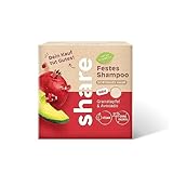 share festes Shampoo Granatapfel & Avocado, vegan, ohne Mikroplastik, 60 g