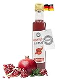 Odenwälder Lebensmittel Granatapfelessig - Premium Fruchtessig aus 25% echten Granatäpfeln mit nur 3% Säure - Ideal für Salate, Fischgerichte & Marinaden - Made in Germany – 300ml