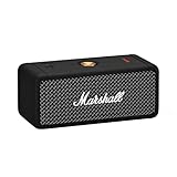 Marshall Emberton Bluetooth Tragbarer Lautsprecher, Kabelloser, Wasserabweisend - Schwarz