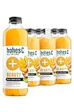 hohes C ALL-IN-ONE Beauty (6x 850ml), Mehrfruchtsaft aus Fruchtsaftkonzentraten (Mango, Kaki, Limette), vitaminreich, ohne Zuckerzusatz & Süßungsmittel, ohne künstliche Aromen, vegan