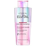 L'Oréal Paris Elvital Glycolic Gloss Shampoo für glanzloses und stumpfes Haar, Pflegen und Glätten der Haare, zum Versiegeln für eine verbesserte Haarqualität, regenerierend, mit Glykolsäure, 200ml