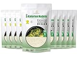 10er Packung | 5-Kalorien-Nudeln 250g | aus Algen | Glutenfrei, Fettfrei & Vegan | Geruchs- und Geschmacksneutral | Nur 5 kcal pro 100g | Schultz und König