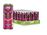 Biohacks SPIRIT (24 x 250ml Dose) koffeinhaltiges belebendes Erfrischungsgetränk Matcha Guarana Natürlich Bio Vegan ohne Taurin alkoholfrei inkl. 6 € Pfand (Berry&Dragon)