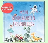 Mein Kindergarten Freundebuch: Hochwertiges Erinnerungsalbum ab 3 Jahre für Jungen und Mädchen, zum Ankreuzen und Ausmalen, mit Seiten für Erzieher*innen, Platz für Fotos und Geburtstagskalender