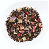 URBANTEADEALERS Tee der langen Freundschaft Weißer Tee mit Kräutern und Fruchtstücken, aromatisiert mit Johannisbeer-Erdbeer-Geschmack, 250g