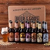 WACKEN BRAUEREI Craft Beer Box 16 x 0,33 l verschiedene Sorten + Bierglas BEER OF THE GODS | GÖTTERGABE | Viking Craftbeer Set Gift for Men | Wikinger Kraft Bier Geschenk für Männer | Party Festival