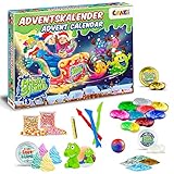 CRAZE MAGIC SLIME ADVENTSKALENDER Kinder - Weihnachtskalender mit Schleim für Mädchen & Jungen , Spielzeugkalender Kinderschleim