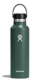 Hydro Flask Standard-Flex-Cap-Wasserflasche, Tannengrün, 600 ml