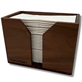 Hatschibox aus Walnussholz, Taschentücher Box - Stylische Taschentuchbox, Tücherbox nachfüllbar (Walnussholz)