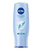 NIVEA Volumen & Kraft pH-Balance Spülung, Volumen Conditioner mit Bambusextrakt, Haarspülung für sichtbares Volumen und natürlichen Glanz (200 ml)