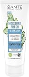 SANTE Naturkosmetik Moisture Fresh 3in1 Creme Peeling mit Lavagestein, Bio-Aloe Vera & Bio-Avocadoöl, klärende Gesichtsreinigung, für eine erfrischende und porentiefe Reinigung, 100ml