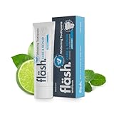 fläsh. Whitening Toothpaste Zahncreme | 75 ml Tube | mit 30% Xylitol und 17% Hydroxylapatit für den doppelten Kariesschutz | Limette-Minze Geschmack