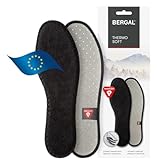 PrimaLoft® Thermo Soft Schuh-Einlegesohle für warme Füße im Winter von Bergal mit PrimaLoft®-Isolation, Daunen-ähnliche, recycelte Funktionsfaser zum Schutz vor Kälte in den Größen 36 - 46