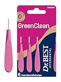 Dr.BEST GreenClean Interdental, Size 0, 6 Stück - Interdentalbürsten für eine sanfte Reinigung der Zahnzwischenräume