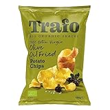 Trafo Potato Chips, Baked in Virgin Olive Oil, 100g, 6er Pack