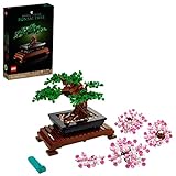 LEGO Icons Bonsai Baum Set für Erwachsene, Pflanzen Home Deko Set mit Blumen, DIY Projekte, entspannende kreative Aktivität, Geschenkidee für Mütter, Väter, Sie & Ihn, Botanical Collection 10281