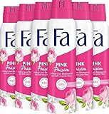 FA Deospray 150 ml Pink Passion, 6er Pack, Jahresvorrat, 6x 150 ml