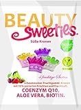 BeautySweeties Süße Kronen – Fruchtig-süße & vegane Fruchtgummi-Kronen mit 15% Fruchtmus und Fruchtsaft – Praktisch im 125 g Beutel