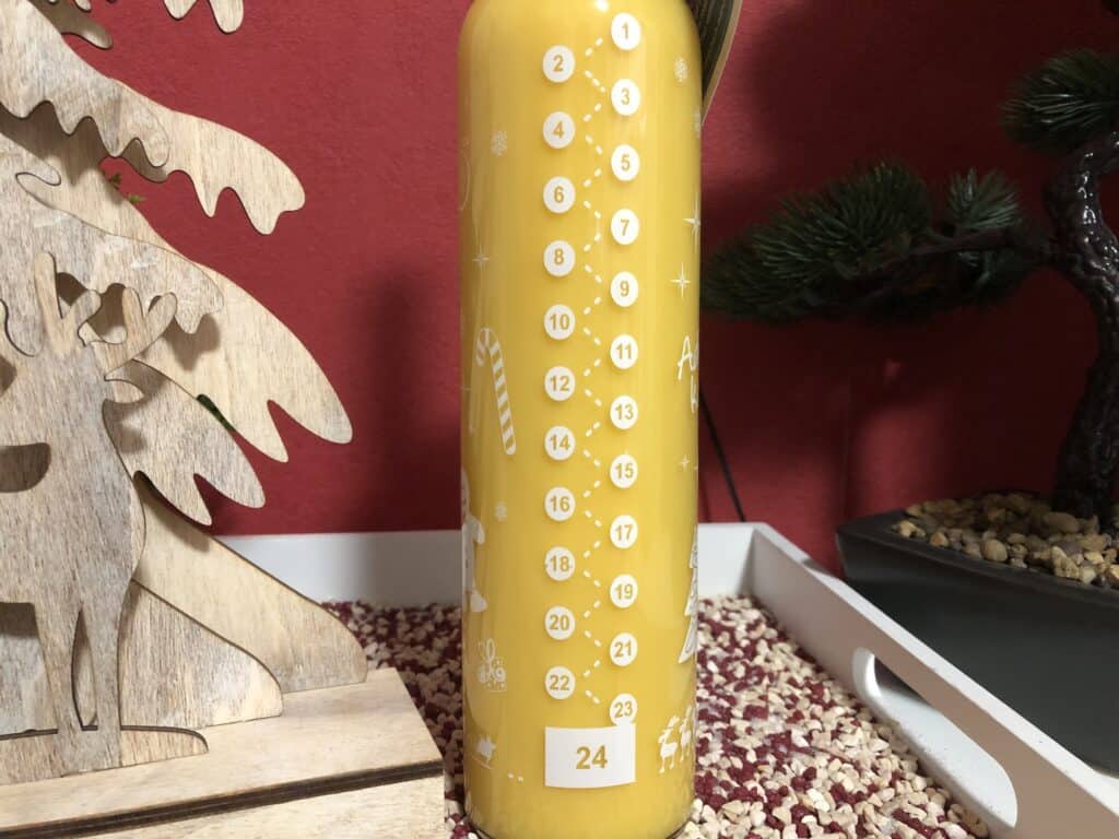 Die Adventsflasche von der Eierpunsch-Manufaktur