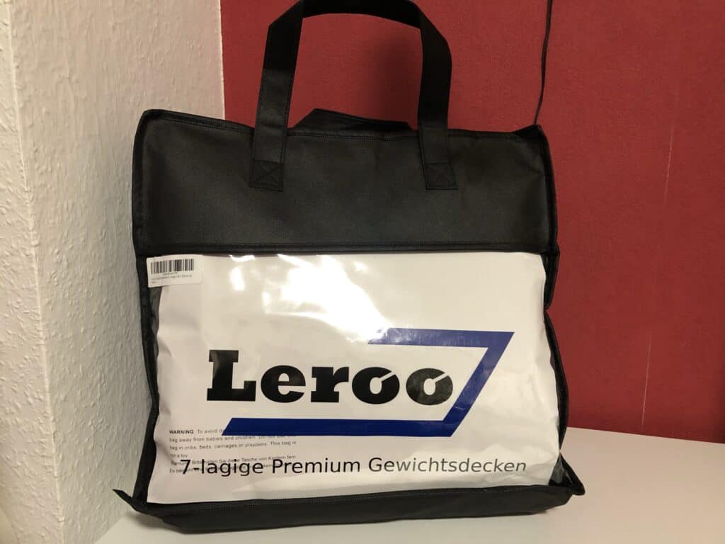 Die Leroo Gewichtsdecke Tasche