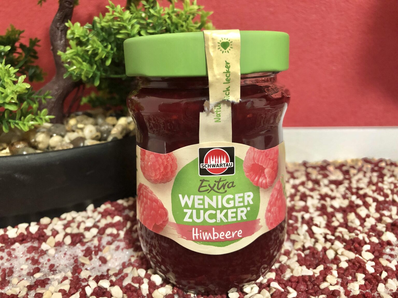 Schwartau extra wenig Zucker Sorte Himbeere