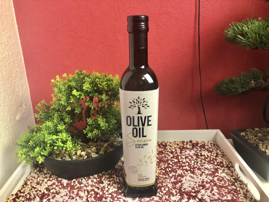 Olive Oil Season die edle Flasche