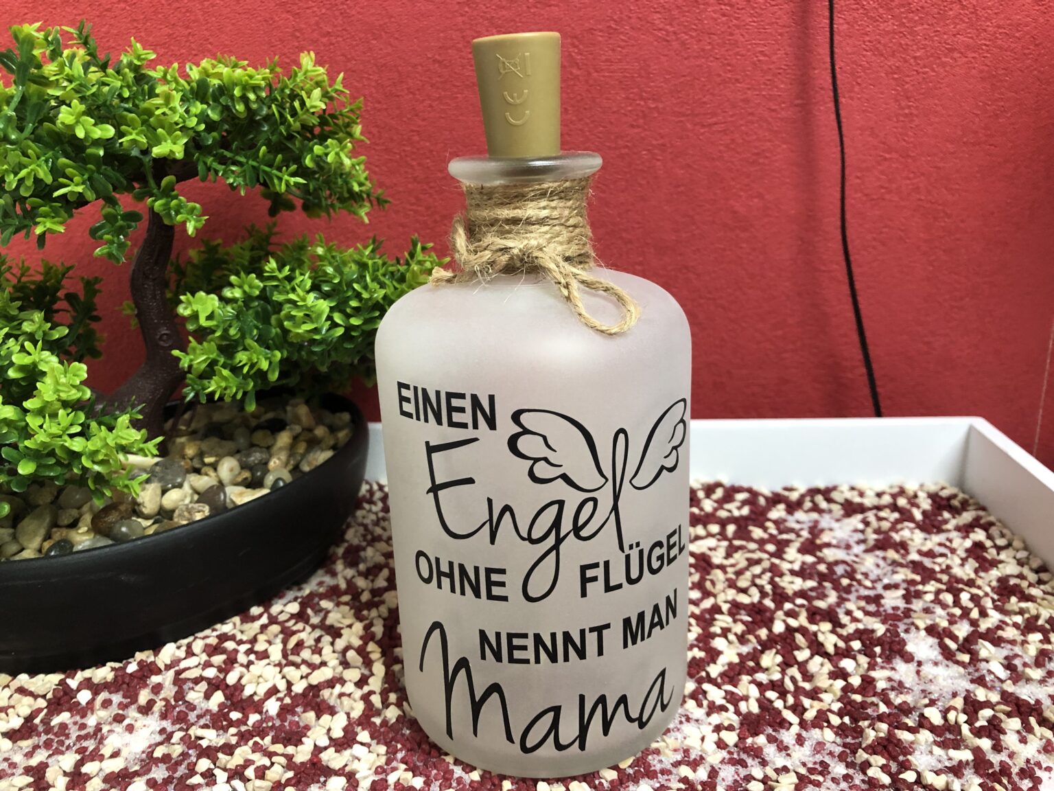 Mein Farbwuselei Flaschenlicht