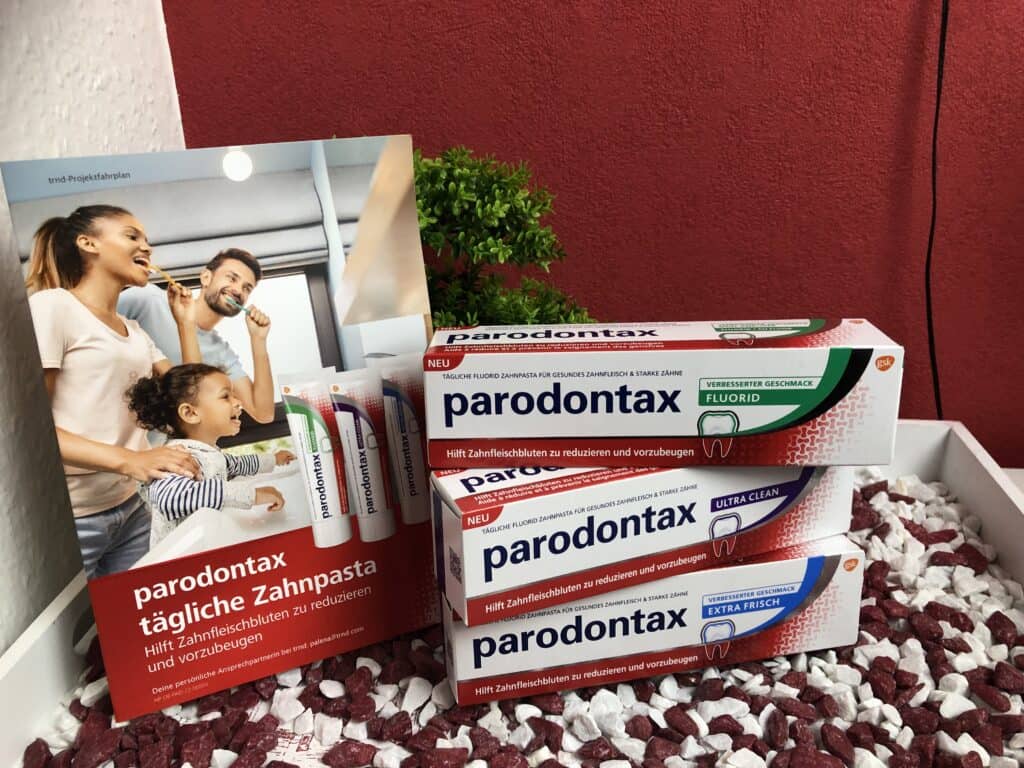 Mein Testpaket von Parodontax Fluorid