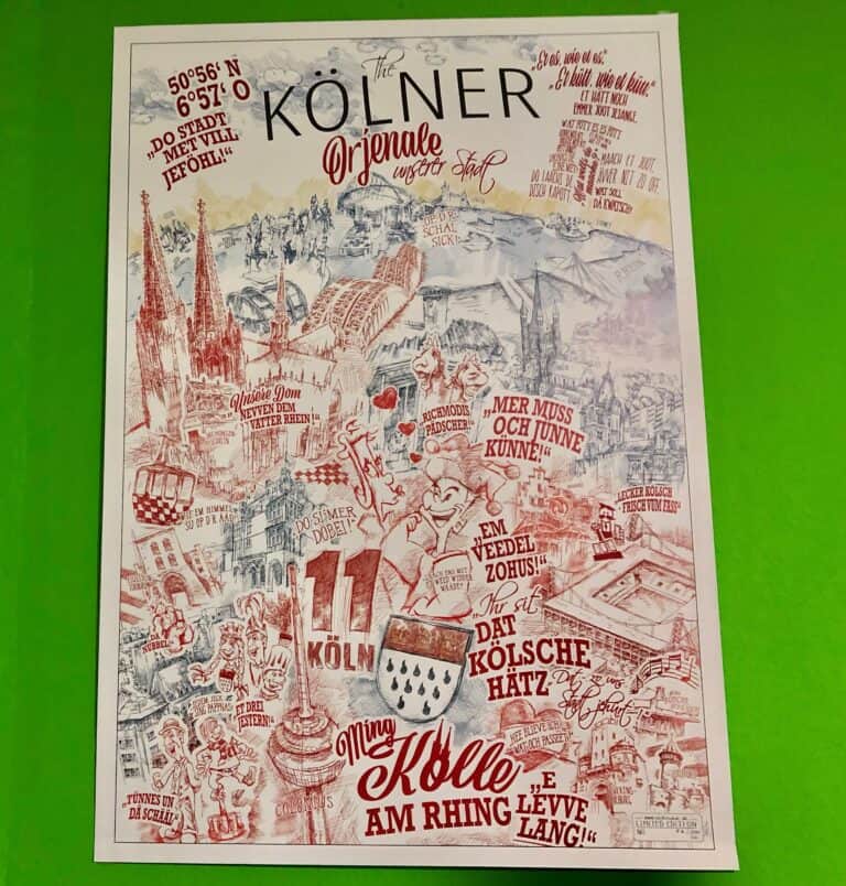 Das Lieferlokal Städteposter