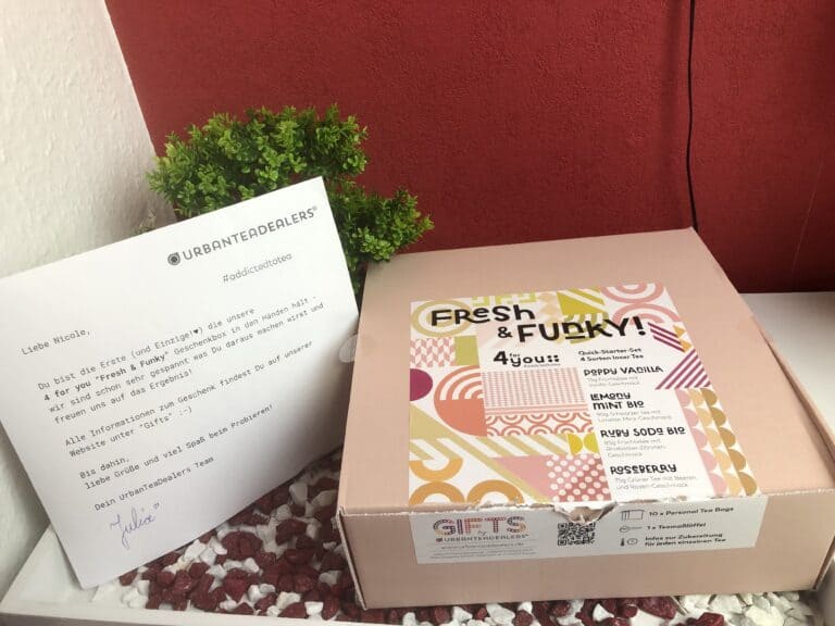 Meine Urbanteadealers 4 for you Fresh & Funky Geschenkbox