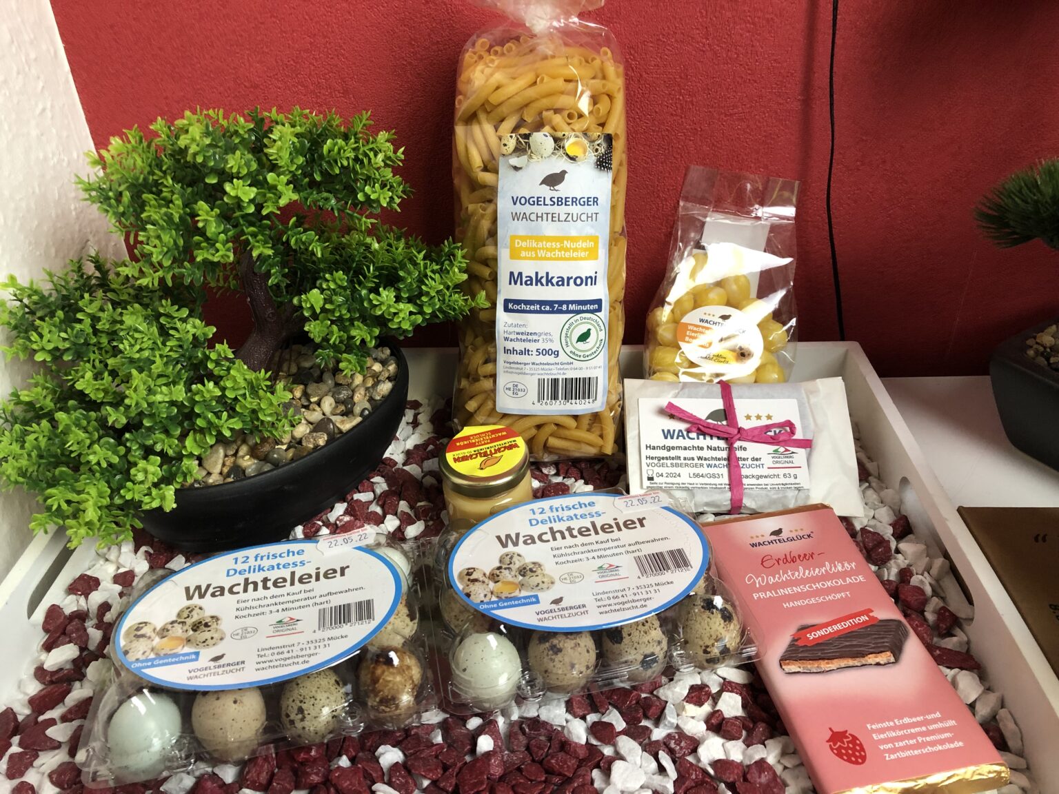 Mein Wachtelglück Paket von der Vogelsberger Wachtelzucht