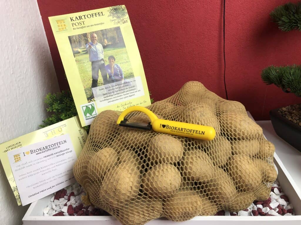 Meine Kartoffeln und der Sparschäler von der Kartoffel-Post