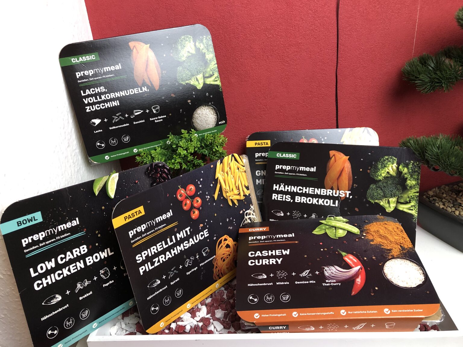 Meine Gerichte Auswahl von Prepmymeal 6er Box frisch Teil 2