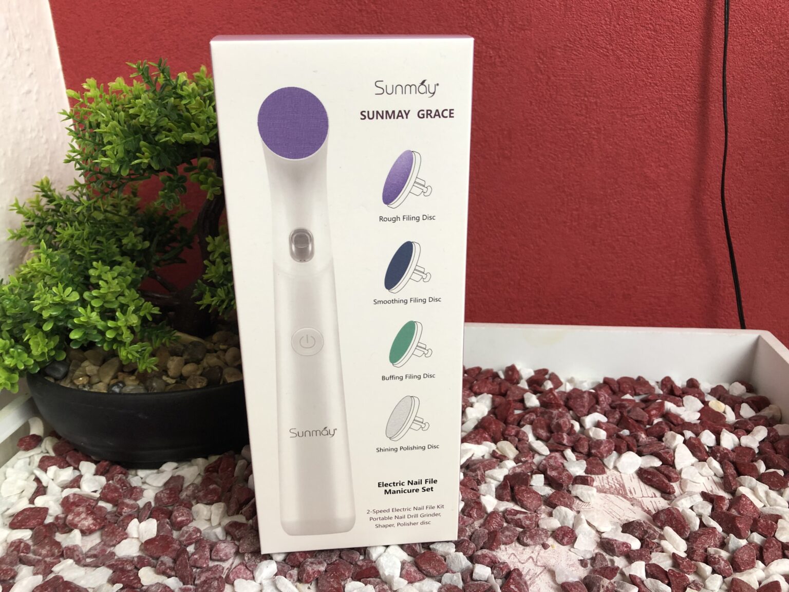 Die Sunmay Grace elektrische Nagelfeile 4 in 1