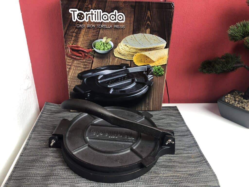 Die Tortillada Premium Tortillapresse aus Gusseisen
