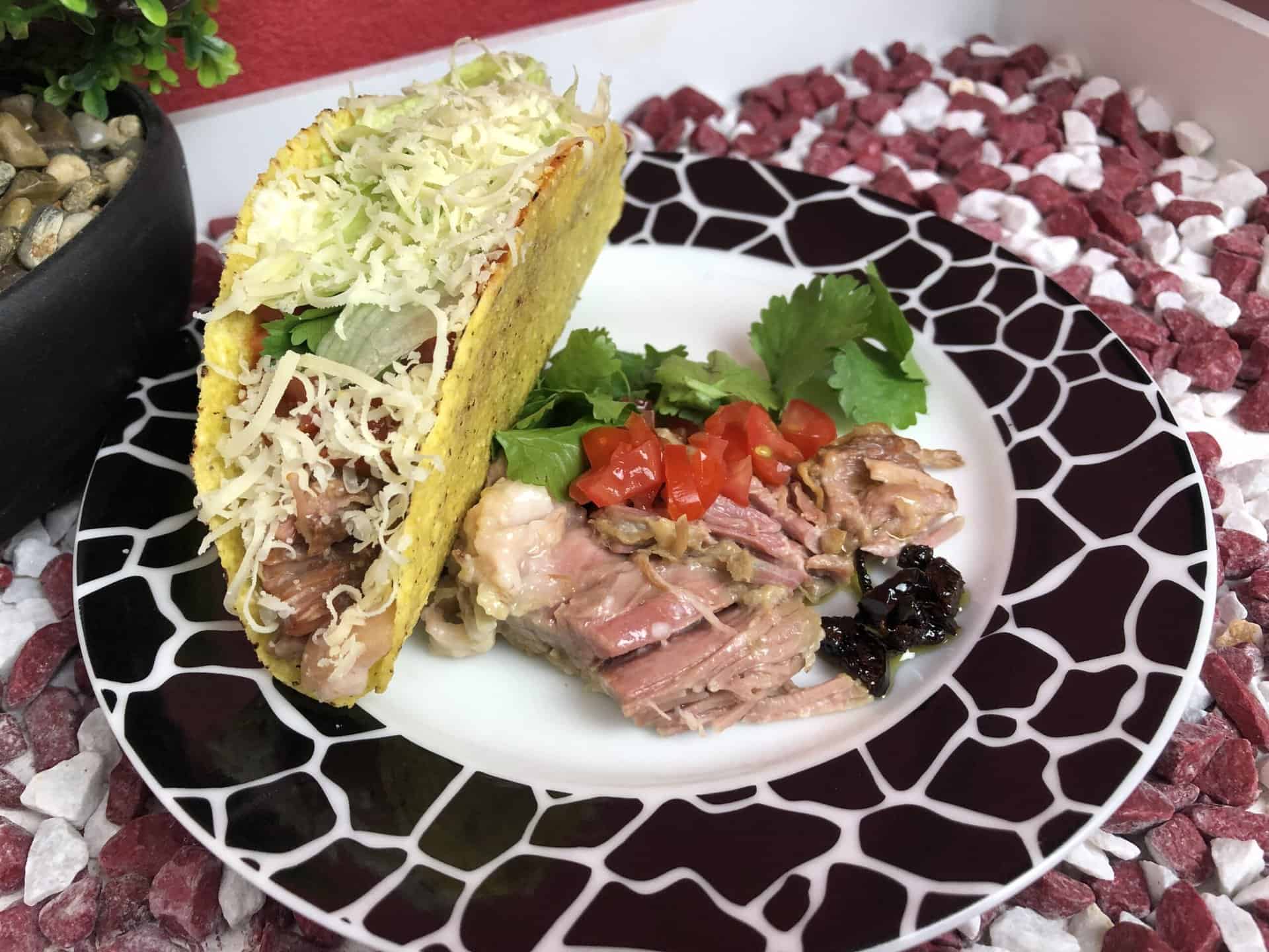 Unsere fertigen Tacos mit den Zutaten von MexicoMiAmor