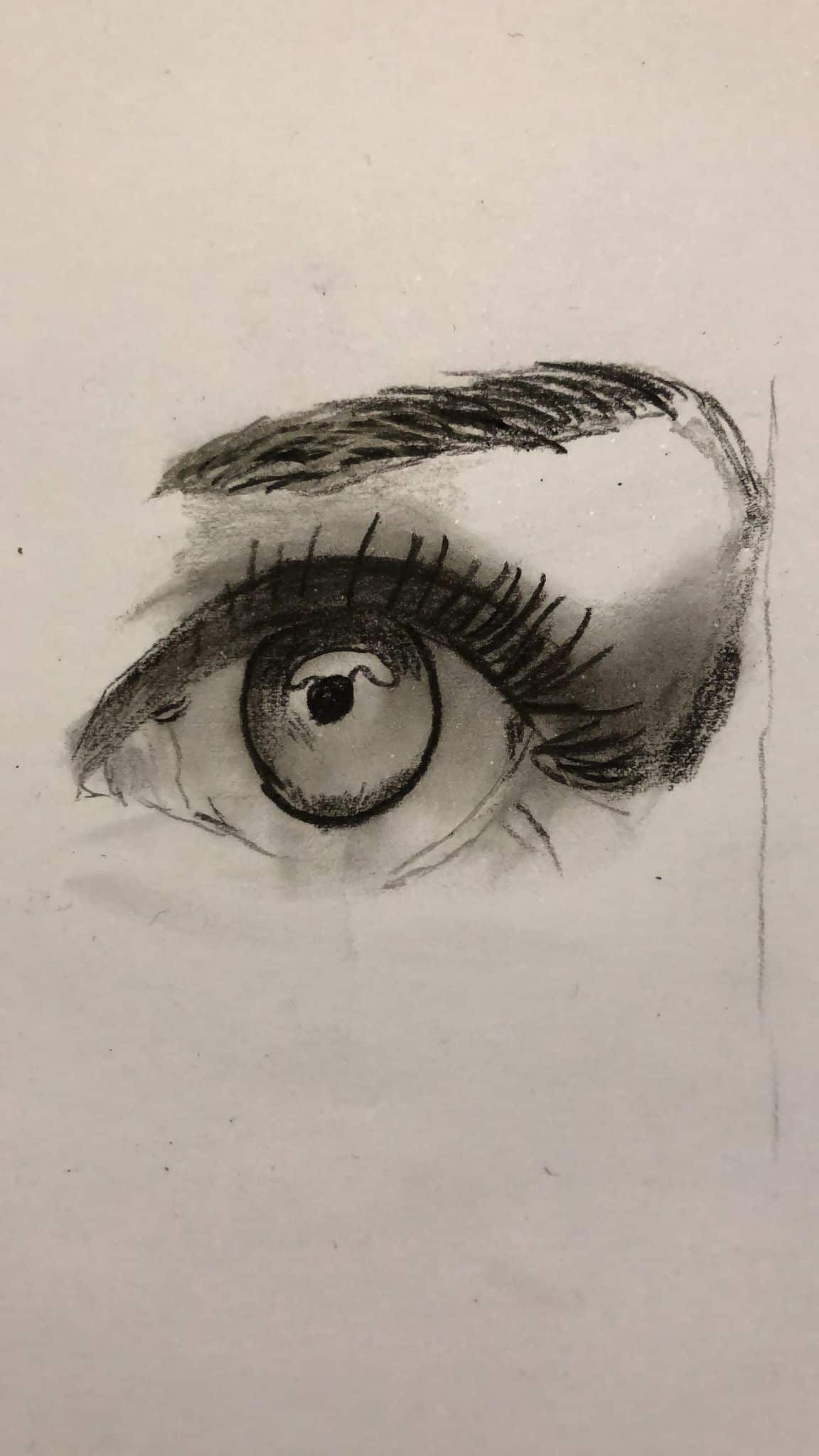 Mein Versuch ein realistisches Auge zu malen