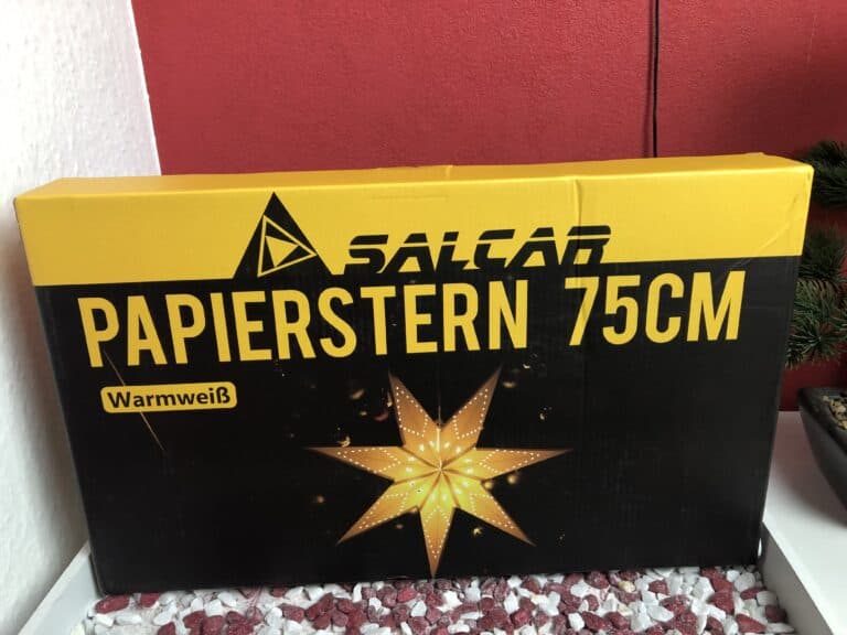 Der SALCAR LED Papierstern Beleuchtet