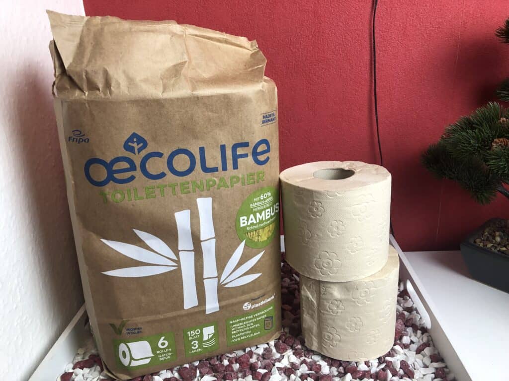 Das Oecolife Toilettenpapier Bambus