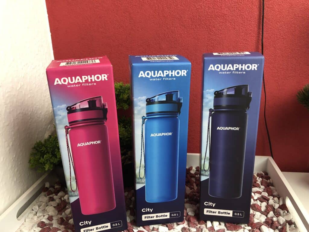 Die Aquaphor Filterflaschen