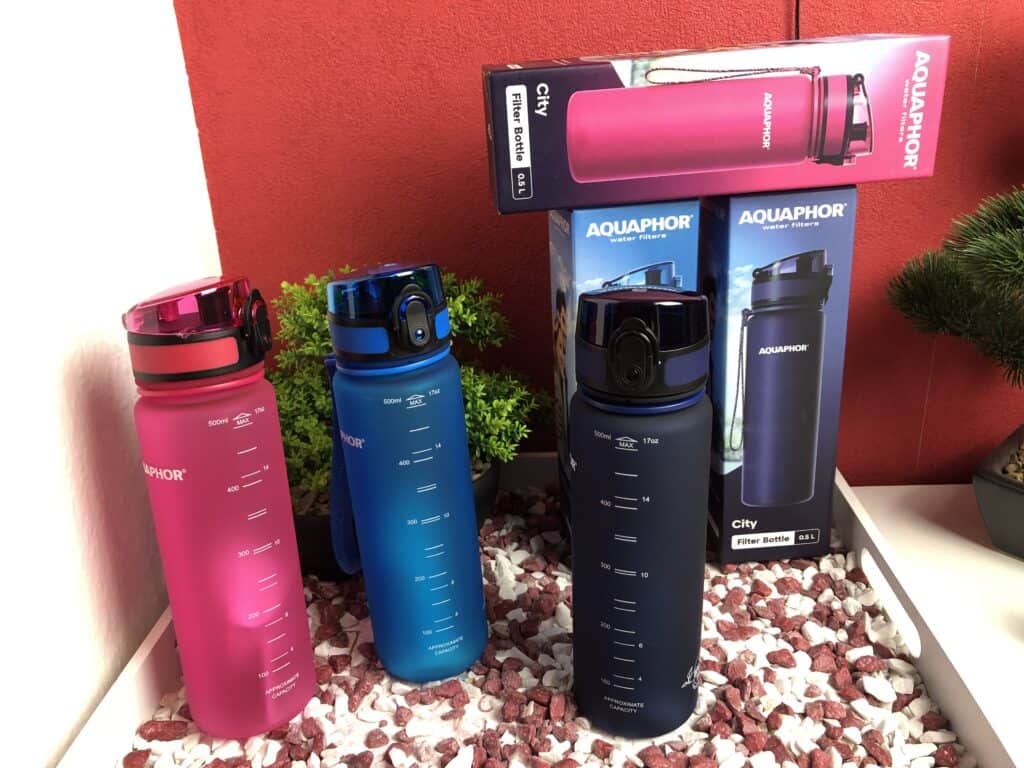 Meine drei Aquaphor Filterflaschen für die ganze Familie