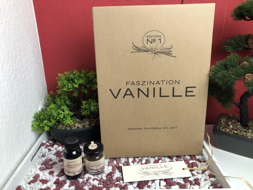 Faszination Vanille, das Vanille Set Edition, Bourbon-Vanilleextrakt sowie Bourbon-Vanillepulver