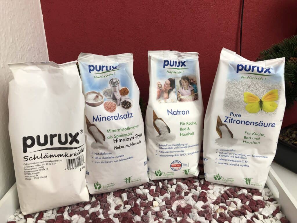 Meine vier Produkte von Purux