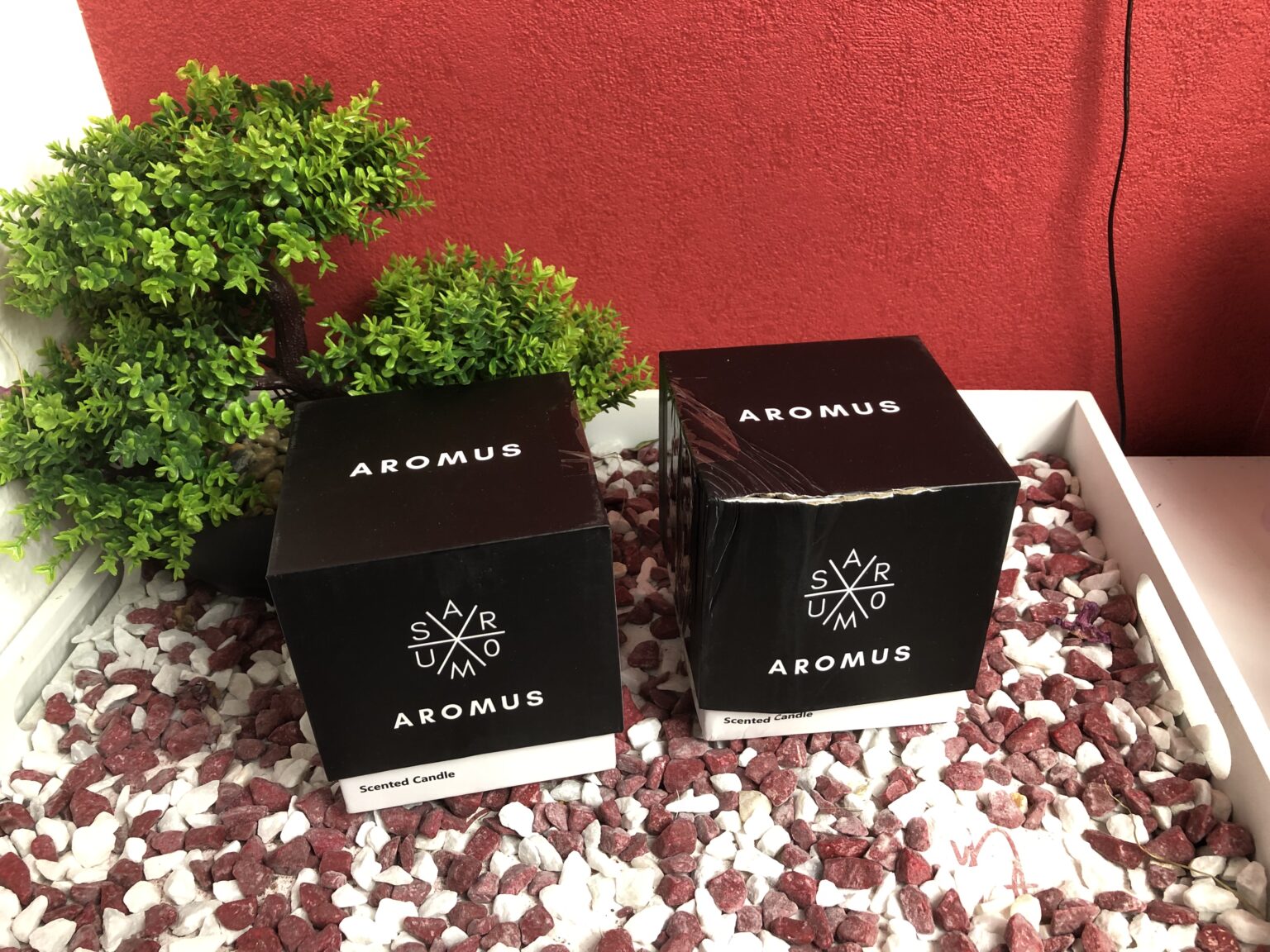 Meine beiden Duftkerzen von Aromus