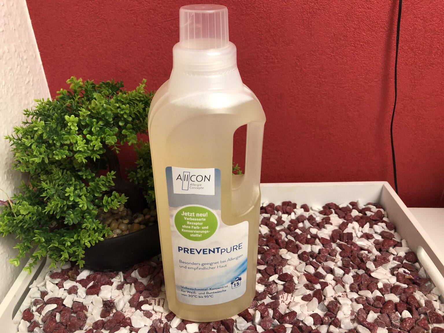 Das Allcon Waschmittel für Allergiker Prevent Pure